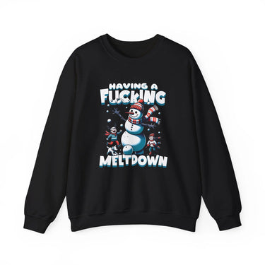 Snowman F*cking Meltdown NSFW Funny Christmas Sweater - Sunlit Funlit Country Music Tees